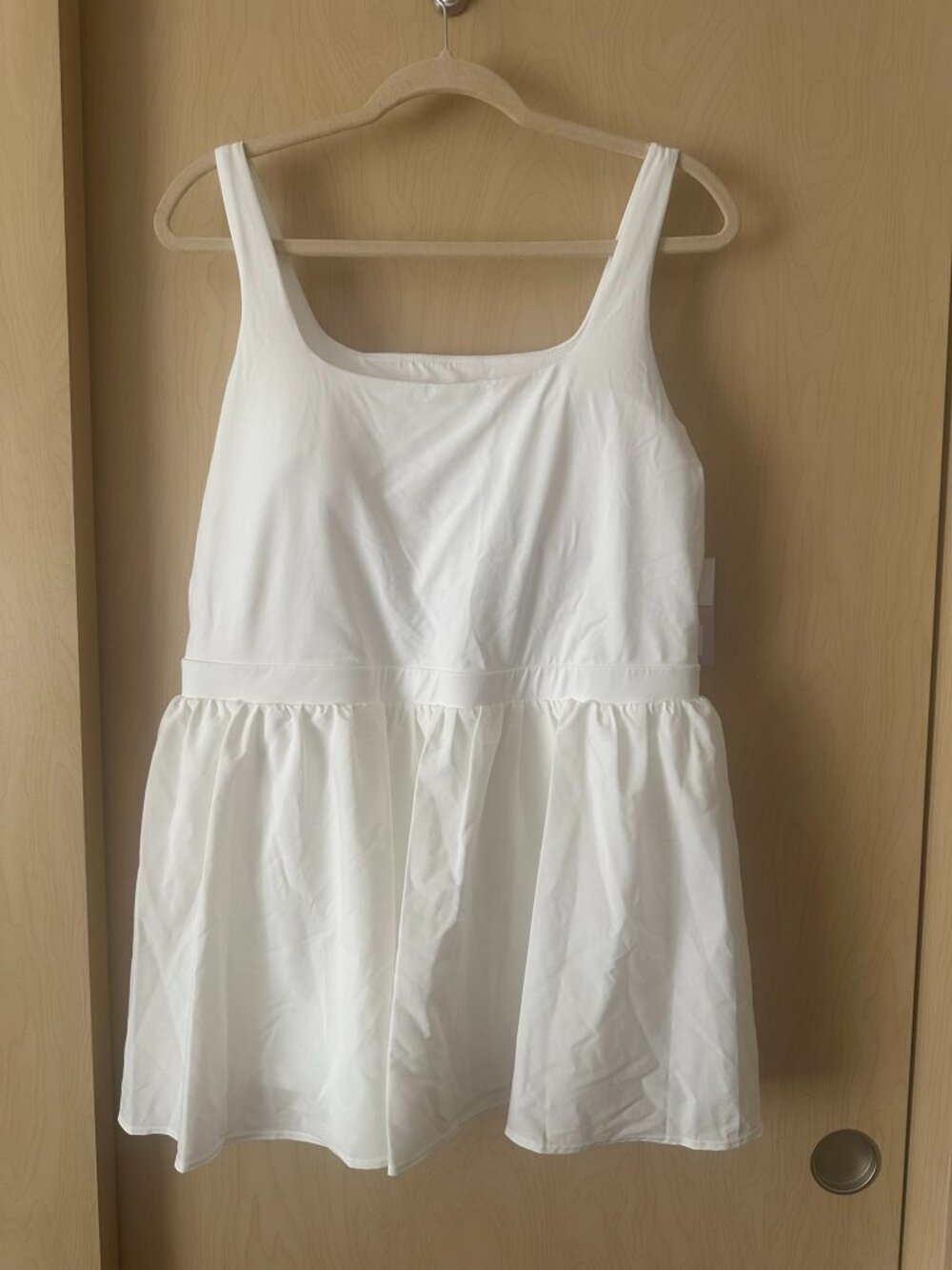 JoyLab White Tennis Dress Built In Shorts